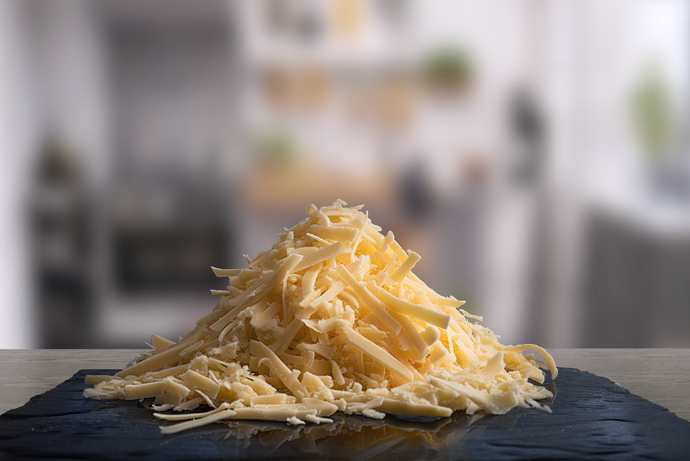 MOZZARELLA FIORDILATTE RALLADA AHUMADA 500 GR.